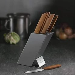 Victorinox Block, Swiss Modern, Cutlery Block Empty, Anthracite
