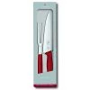 Victorinox Swiss Classic, 2-Piece Carving Set (8" Carving, 6" Carving Fork), Red CUTLERY