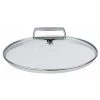 COOKWARE CRISTEL, Tempered Glass Lid, Oven Proff And Dishwasher Safe, Castel'Pro Collection, MADE IN France 6.5".