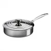 COOKWARE Le Creuset Stainless Steel 3-Quart Saute Pan