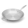 Heritage Steel 13.5" Shallow Wok