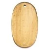 J.K. Adams 14-Inch-by-18-1/2-Inch Maple Wood Artisan Cutting Board, Oval-Shaped CUTLERY