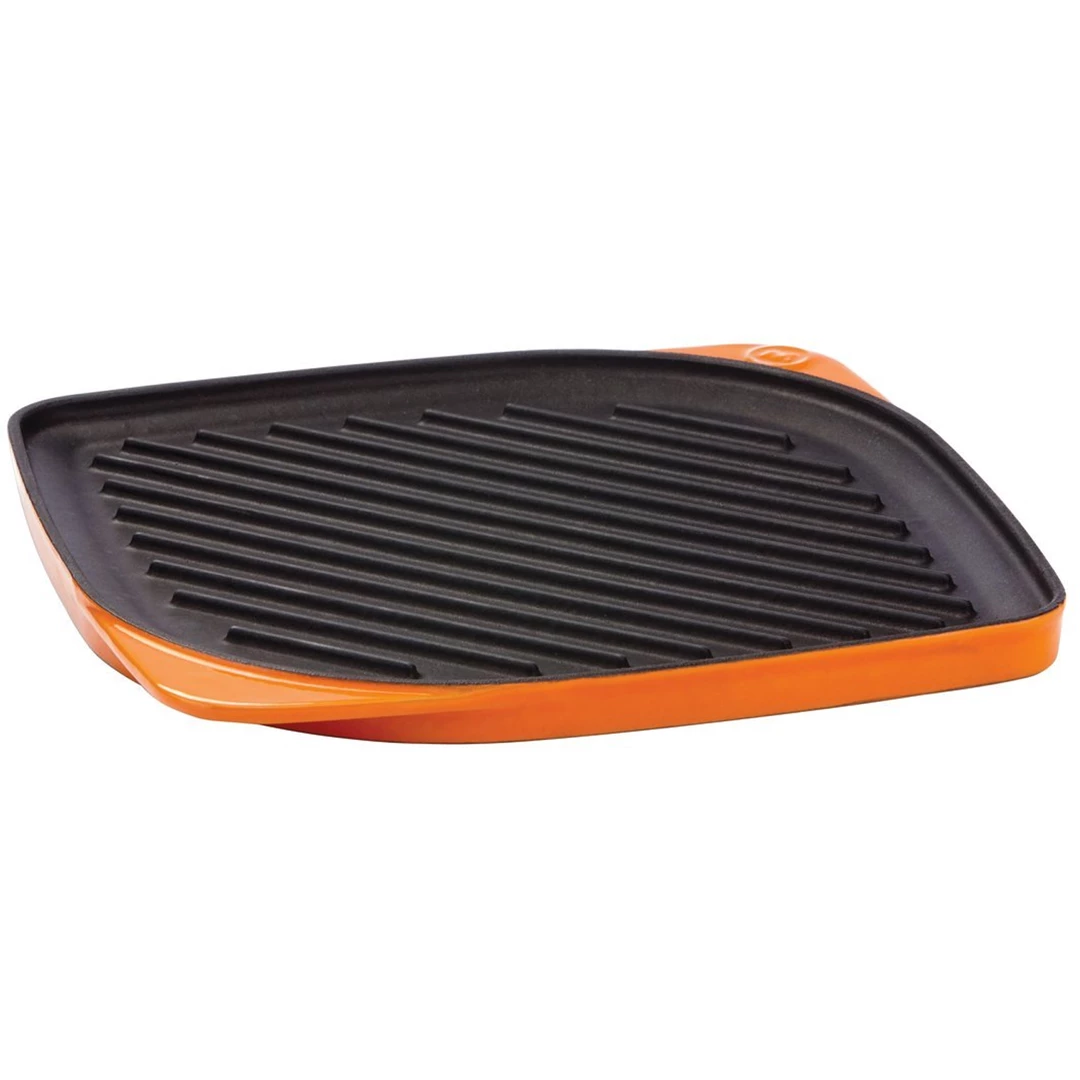 Mario Batili By Dansk 11'' Persimmon Squre Reversible Grill/Griddle COOKWARE 3 Mario Batili By Dansk 11'' Persimmon Squre Reversible Grill/Griddle COOKWARE