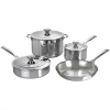Le Creuset Stainless Steel 7-Piece Cookware Set