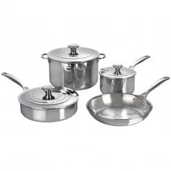Le Creuset Stainless Steel 7-Piece Cookware Set