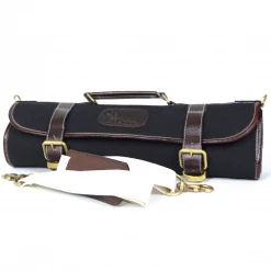 CUTLERY Boldric 9-Pocket Roll Knife Bag - Black