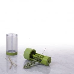 Microplane Herb Grinder And Leaf Stripper Seasoning Herb Mill (Green) COOKS TOOLS