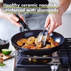 Green Pan GreenPan SmartShape Healthy Ceramic Nonstick Hard Anodized Frypan/Skillet, 11