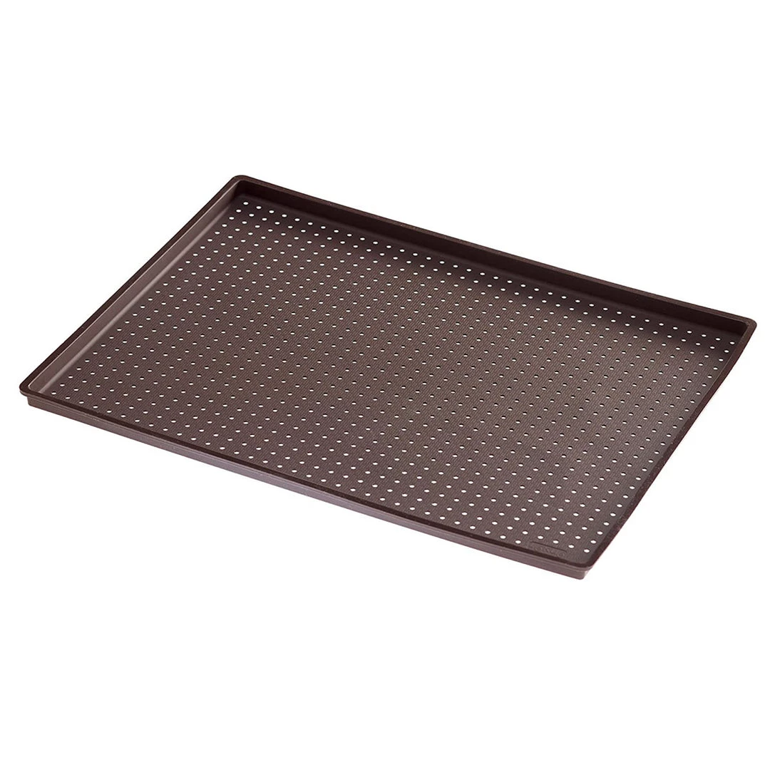 Lekue Micro Perforated Silicone Baking Pizza Mat, 15.7" X 0.59" X 11.8", Brown 3 Lekue Micro Perforated Silicone Baking Pizza Mat, 15.7" X 0.59" X 11.8", Brown