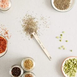 RSVP International Endurance Kitchen Collection Open Stock Measuring Spoon, Stainless Steel, Dishwasher Safe, 1/8-Teaspoon