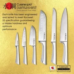 Cuisine::pro Damashiro Nami Knife Block 9Pc