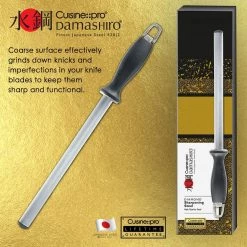 Cuisine::pro Damashiro Sharpening Steel 20Cm 10 Cuisine::pro Damashiro Sharpening Steel 20Cm