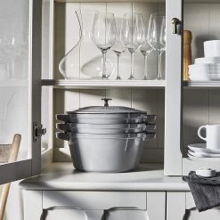 Staub Cast Iron 4-pc Stackable Set - Graphite COOKWARE