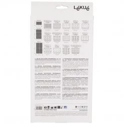 Lekue 6 Cavities Savarin Mini Multi Cavity Baking Mold, Red