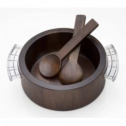 Orrefors Street Salad Bowl, Brown