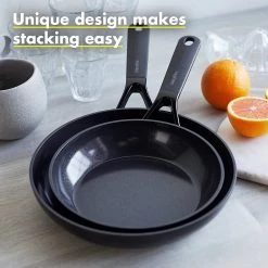 Green Pan GreenPan SmartShape Healthy Ceramic Nonstick Hard Anodized Frypan/Skillet, 11