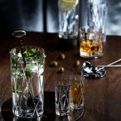 Orrefors City Mixing Glass With Bar Spoon, Clear