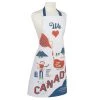 Now Designs Basic Cotton Kitchen Chef's Apron, O Canada! HOME