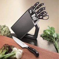 Victorinox Grand Maitre, Forged, 6-Piece Block Set, Black CUTLERY