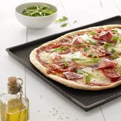 Lekue Micro Perforated Silicone Baking Pizza Mat, 15.7" X 0.59" X 11.8", Brown 13 Lekue Micro Perforated Silicone Baking Pizza Mat, 15.7