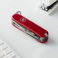 Victorinox Swiss Army Midnite Minichamp Pocket Knife Red 58 Mm