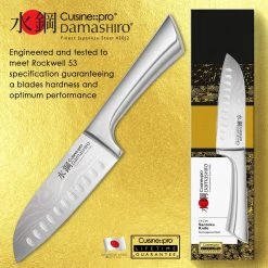 CUTLERY Cuisine::pro Damashiro Santoku Knife 14Cm 9 CUTLERY Cuisine::pro Damashiro Santoku Knife 14Cm