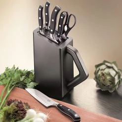 Victorinox Grand Maitre, Forged, 6-Piece Block Set, Black CUTLERY