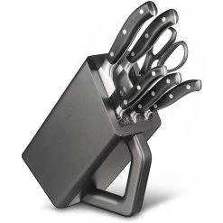 Victorinox Grand Maitre, Forged, 6-Piece Block Set, Black CUTLERY