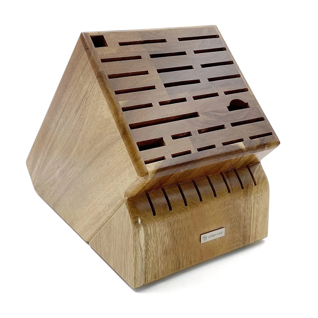 Wusthof Wüsthof Knife Storage Block, 35-Slot, Acacia 3 Wusthof Wüsthof Knife Storage Block, 35-Slot, Acacia