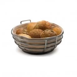 RSVP COOKWARE Round Bread Basket – Brown