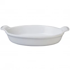 Le Creuset Heritage 8'' Au Gratin Dish - White COOKWARE
