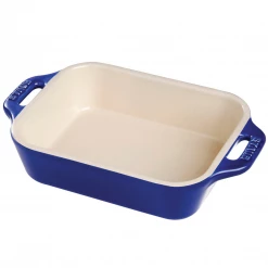 Staub Ceramic 10.5'' X 7.5'' Rectangular Baking Dish - Darkblue COOKWARE