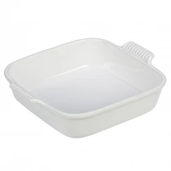 Le Creuset Heritage 8'' Square Dish - White COOKWARE