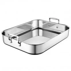 Le Creuset Stainless Steel Roasting Pan With Nonstick Rack