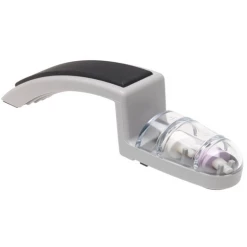 Global Minosharp Ceramic Wheel Water Sharpener, Grey/Black CUTLERY