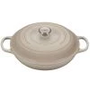 Le Creuset 3.5-Quart Signature Braiser - Meringue COOKWARE 2 Le Creuset 3.5-Quart Signature Braiser - Meringue COOKWARE