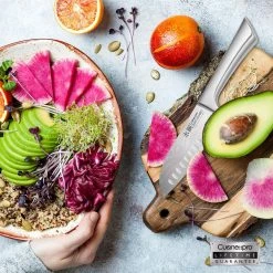 CUTLERY Cuisine::pro Damashiro Santoku Knife 14Cm 11 CUTLERY Cuisine::pro Damashiro Santoku Knife 14Cm