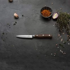 CUTLERY Victorinox Grand Maitre Forged, 4" Kitchen Straight Blade, Wood 12 CUTLERY Victorinox Grand Maitre Forged, 4