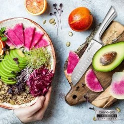 Cuisine::pro Damashiro Santoku Knife 17Cm