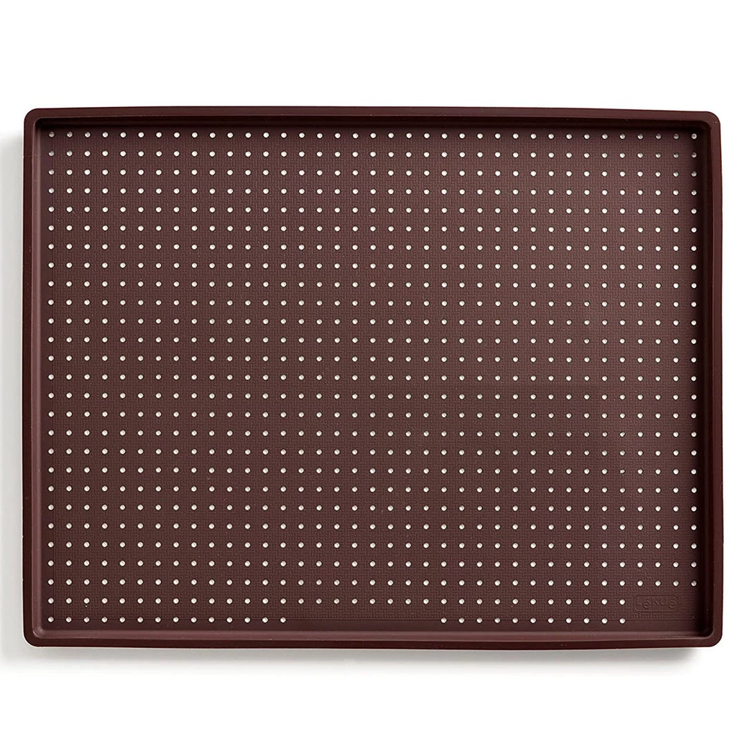 Lekue Micro Perforated Silicone Baking Pizza Mat, 15.7" X 0.59" X 11.8", Brown 4 Lekue Micro Perforated Silicone Baking Pizza Mat, 15.7" X 0.59" X 11.8", Brown