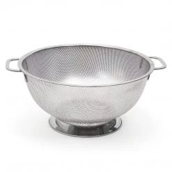 RSVP International International Endurance Stainless Steel Precision Pierced Colander, 5-Quart (Punch-5) COOKS TOOLS