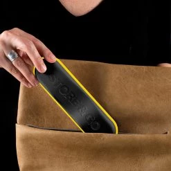 Guzzini Guzzinchesi TRAVEL CUTLERY STORE&GO COL. YELLOW Ochre 0,79x7,48x7,48 Inches.