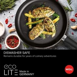 WOLL Eco-LITE Sauté Pan, Environmentally Friendly Nonstick Cookware, Made From Recycled Aluminum, 9.5