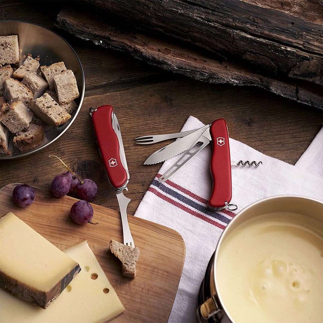 Victorinox Swiss Army Knife, Cheese Master With Locking Blade, Red CUTLERY 8 Victorinox Swiss Army Knife, Cheese Master With Locking Blade, Red CUTLERY