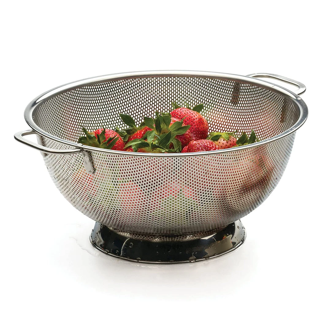 RSVP International International Endurance Stainless Steel Precision Pierced Colander, 5-Quart (Punch-5) COOKS TOOLS 4 RSVP International International Endurance Stainless Steel Precision Pierced Colander, 5-Quart (Punch-5) COOKS TOOLS