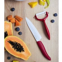 Kyocera Ceramic Knife And Peeler, 4.5