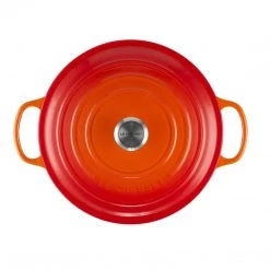 COOKWARE Le Creuset Round 9-Quart Dutch Oven - Flame