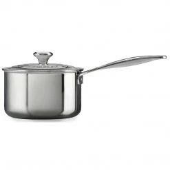 Le Creuset Stainless Steel 3-Quart Saucepan