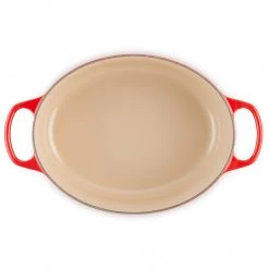 Le Creuset Oval 5-Quart Dutch Oven - Cerise COOKWARE 8 Le Creuset Oval 5-Quart Dutch Oven - Cerise COOKWARE