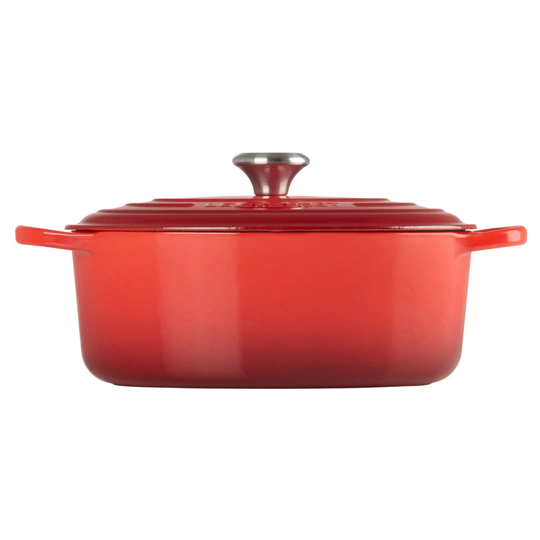 Le Creuset Oval 5-Quart Dutch Oven - Cerise COOKWARE 4 Le Creuset Oval 5-Quart Dutch Oven - Cerise COOKWARE